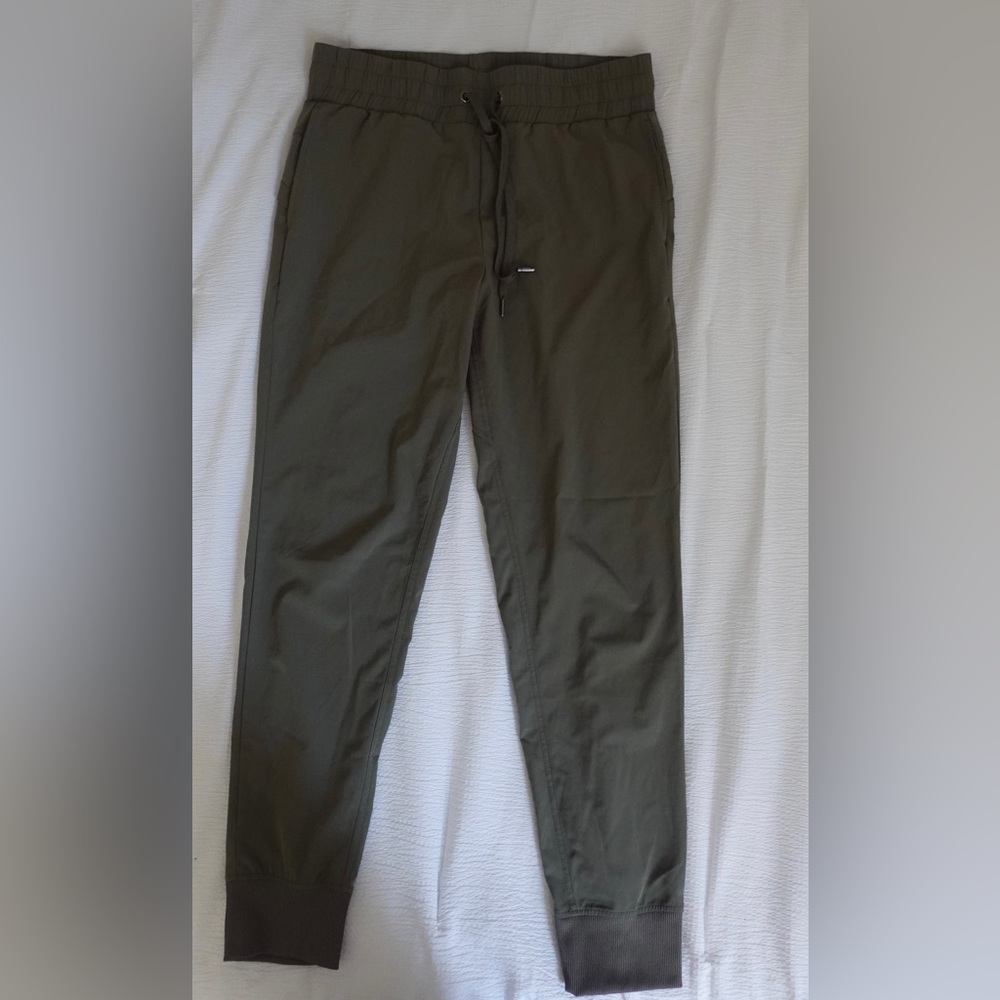 Green Cargo Yoga Pants